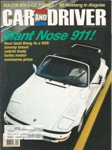 CAR & DRIVER 1987 SEPT - MX-6 TURBO, TEMPO AWD, DB4